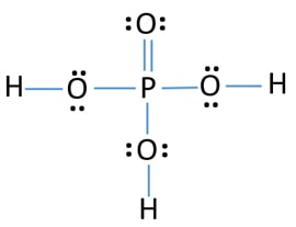 H3PO4 lewis structure